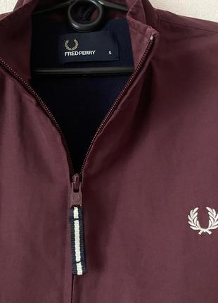 Fred perry mahogany harrington куртка мужская ветровка оригинал.4 фото