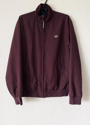 Fred perry mahogany harrington куртка мужская ветровка оригинал.2 фото