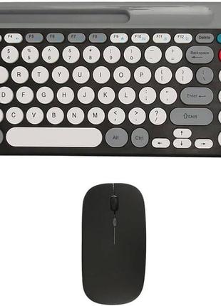 Комплект 2 в 1 бездротова клавіатура та мишка zyg 806 bluetooth