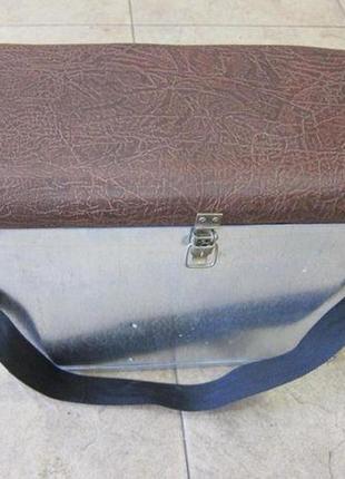 Ящик для зимней рыбалки "зингер" оцинкованный большой. усиленное дно