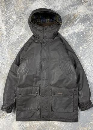 Куртка barbour duracotton parka waxed jacket1 фото