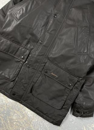 Куртка barbour duracotton parka waxed jacket8 фото