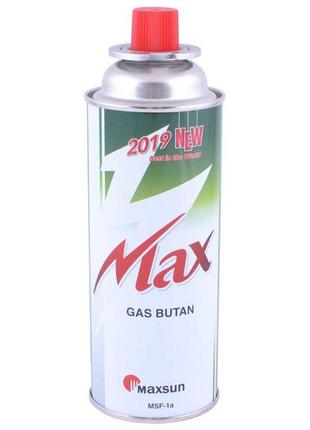 Газ для портативних газових приладів "maxsun" зелений (корея)