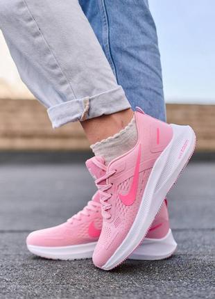 Жіночі кросівки nike zoom x pink white | smb3 фото