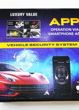 Автосигнализация car alarm kd 3000 (управление с приложения)