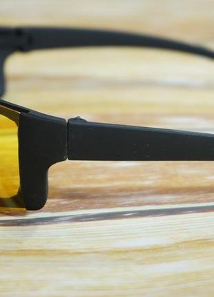 Окуляри для спорту з жовтою лінзою та полярізацією, велоокуляри, окуляри для водія4 фото