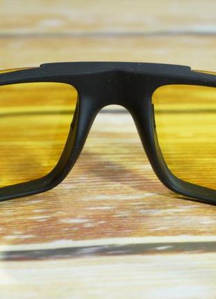 Окуляри для спорту з жовтою лінзою та полярізацією, велоокуляри, окуляри для водія6 фото