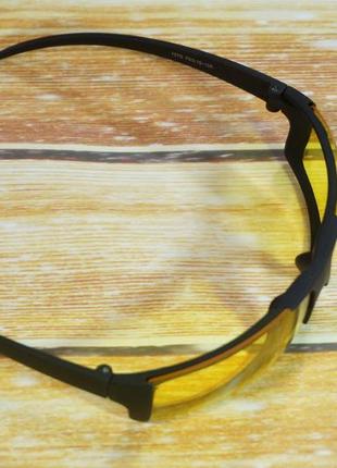 Окуляри для спорту з жовтою лінзою та полярізацією, велоокуляри, окуляри для водія7 фото