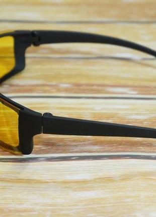Окуляри для спорту з жовтою лінзою та полярізацією, велоокуляри, окуляри для водія3 фото