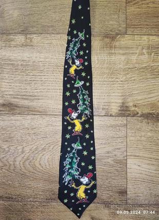 Dr. seuss галстук кроватка в новорічному стилі, 1996 шовк