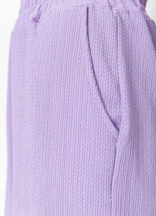 Штани жіночі вільного крою, колір бузковий, 220r0045 фото