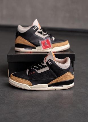 Чоловічі кросівки nike air jordan retro 3 desert elephan 40-41-42-43-44-45-46