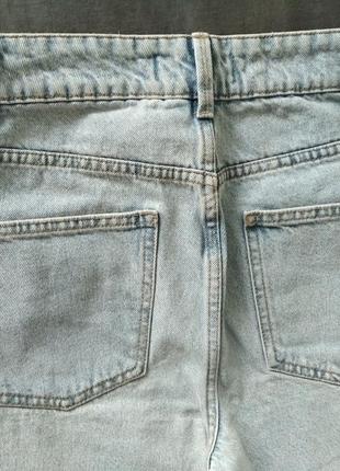 Джинсы светло-голубые брюки штаны прямые3 фото