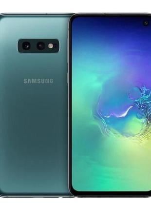 Смартфон samsung galaxy s10e (g970f) 6/128 гб green 5.8" lte 1sim 12.2 мп + 16 мп 3100 mah dynamic amoled