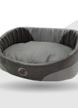 Лежак для котов и собак фокс №"2-37х49х18,5 см серый