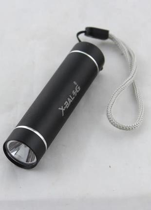 Ручний ліхтар тактичний x-balog bl517xpe, кишеньковий, 3 режими, акумуляторний, вологозахищений5 фото