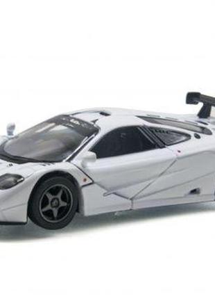 Машинка kinsmart "1 995 mclaren f1 gtr" (білий)