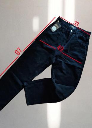 Нові чорні джинси прямого крою straight з щільного котону gravity jeanswear класичні чорні джинси3 фото