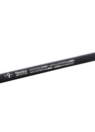 Трикутний контурний олівець для губ bronx colors lip contour pencil tlp03 0,97 г сливовий