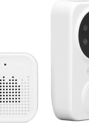 Бездротовий дверний відеодзвінок wi-fi smart doorbell m8 (ulooka app)