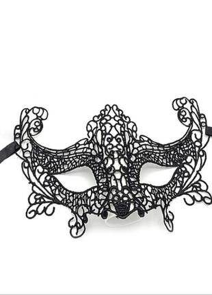 Маска жіноча мережива, ажурна тематична маска, маскарадна маска. маска тип 2 .