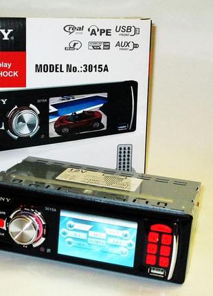 Автомагнітола sony 3015а video екран lcd 3" usb+sd