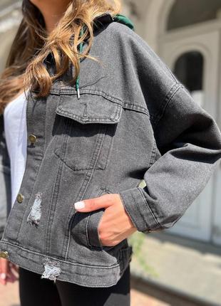 Куртка джинсовая пиджак джинсовка8 фото