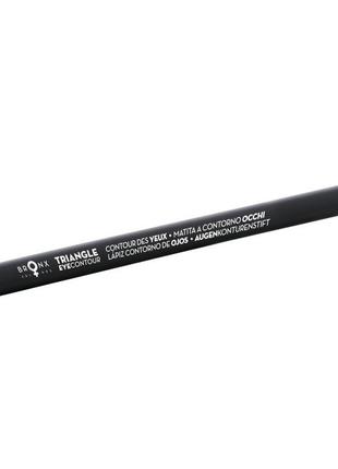 Треугольный контурный карандаш для глаз bronx colors eyeliner pencil tep02 0,97 г черный
