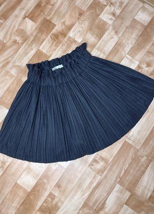 Трендовая плиссе юбка-шорты zara5 фото