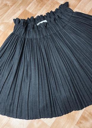 Трендовая плиссе юбка-шорты zara6 фото