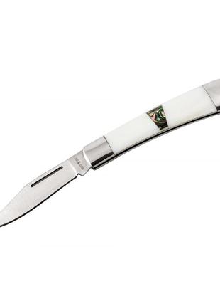Нож складной рукоять натуральная перламутровая ракушка 7017 bkaa