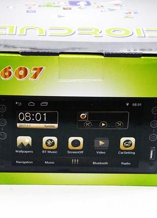 2din автомагнітола pi-607 android універсальна магнітола can bus