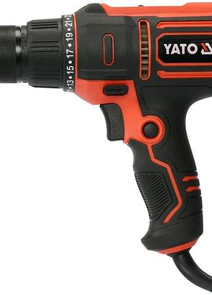 Дрель шуруповерт сетевой yato yt-82060 2