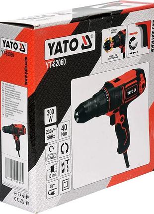 Дрель шуруповерт сетевой yato yt-82060 5