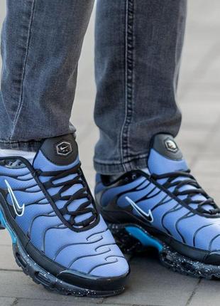 Nike air max tn plus blue кроссовки мужские синие найк летние кроссовки найк