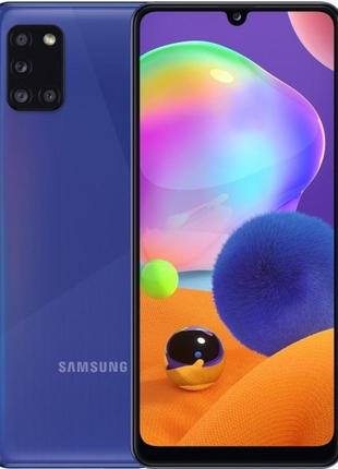 Смартфон samsung galaxy a31 (a315f) 4/64gb blue 2 sim lte 6.4" 2400x1080 60 гц 5000 mah bluetooth 5.0 nfc