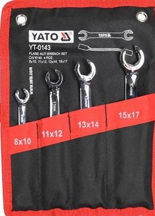 Набір розрізних ключів 4 шт. yato yt-0143