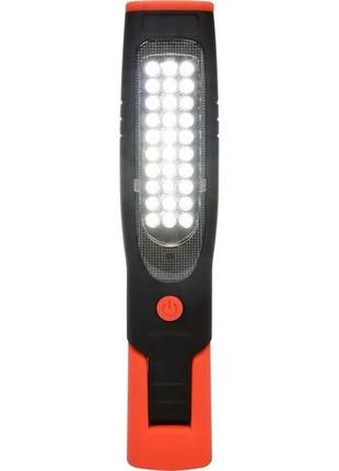 Фонарь светодиодный аккумуляторный li-ion 3.7v 2000 mah, 140лм yato yt-08507