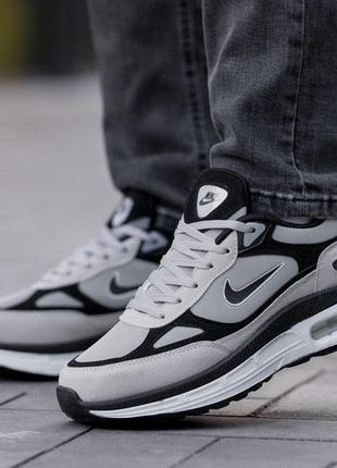 Чоловічі кросівки nike air max black grey black купити кросівки nike air max black grey black