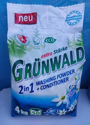 Стиральный порошок тм grunwald 2 in 1 4 кг