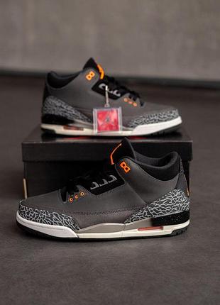 Мужские кроссовки nike air jordan retro 3 fear pack 2023 42
