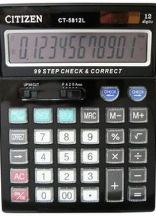 Калькулятор citizen ct-5812l подвійне живлення (60)