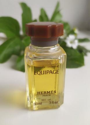 Equipage от hermes, винтажная миниатюра, туалетная вода, 10 мл