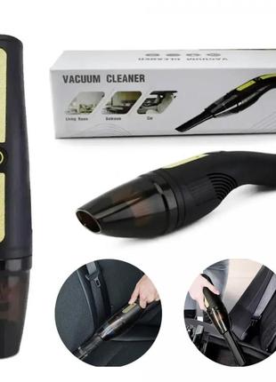 Портативный вакуумный пылесос для авто и дома от аккумулятора vacuum cleaner yh05 usb