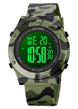 Годинник наручний 1772cmgnbk skmei, army green camo/black