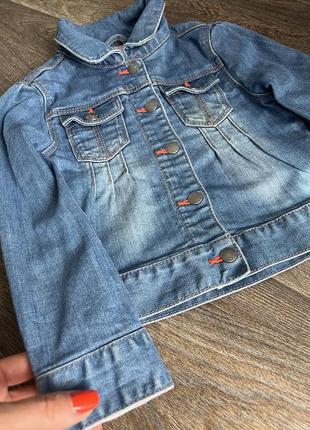 Джинсова куртка коттонка джинсівка2 фото