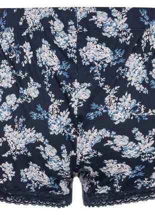 Женская домашние шорты, размер xs/s, цвет темно-синий2 фото