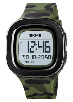 Часы наручные 1580cmgn skmei, army green camouflage1 фото