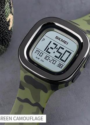 Часы наручные 1580cmgn skmei, army green camouflage2 фото