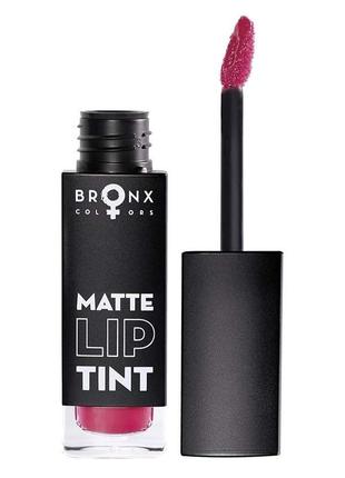 Матовый тинт для губ matte lip tint bronx colors 5 ml mlt12 красный